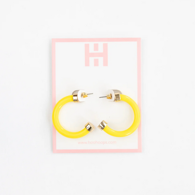 MINI YELLOW HOOPS