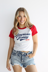 AMERICAN HONEY BABY TEE