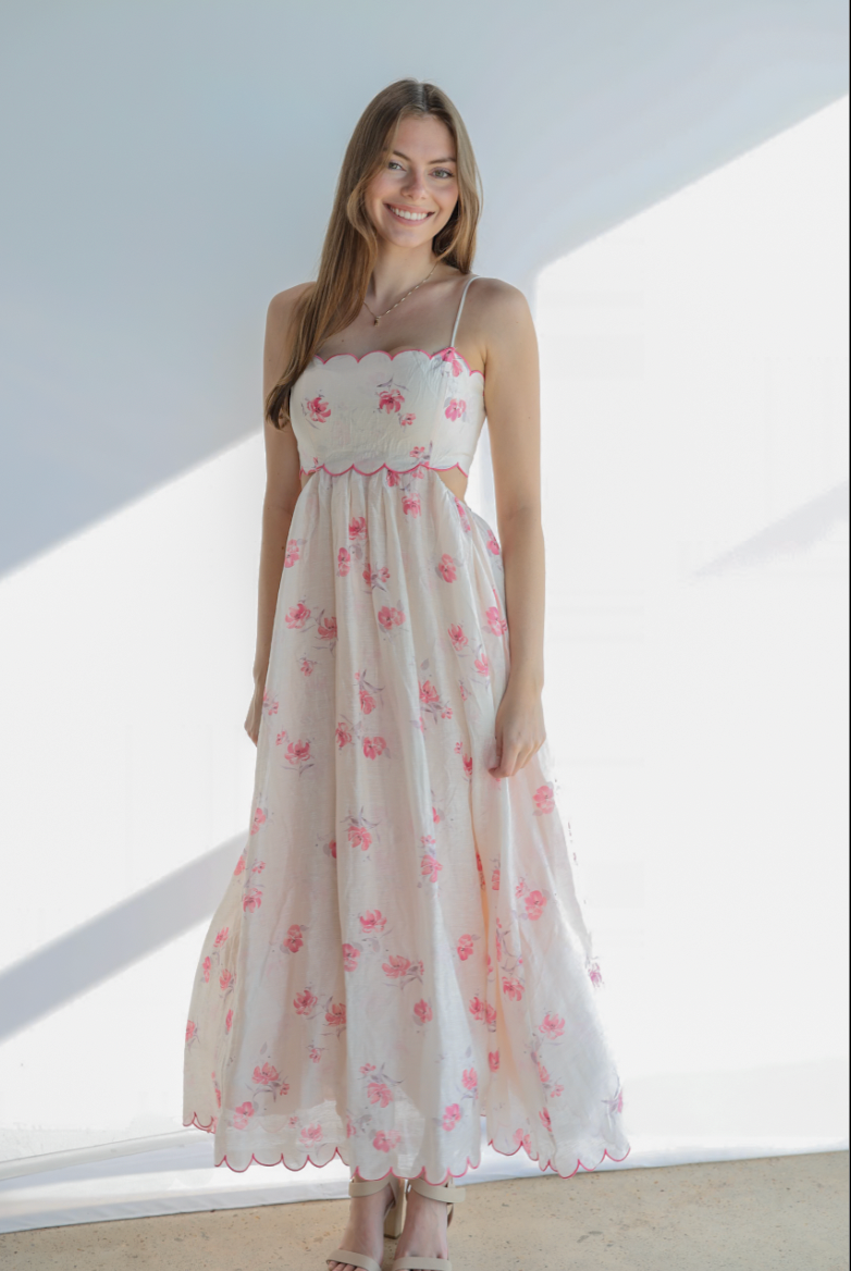 FABLE FLORAL MAXI DRESS