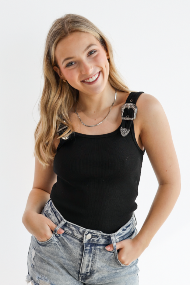 WESTERN BUCKLE BODYSUIT