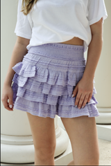 MULTI TIER RUFFLE SKORT