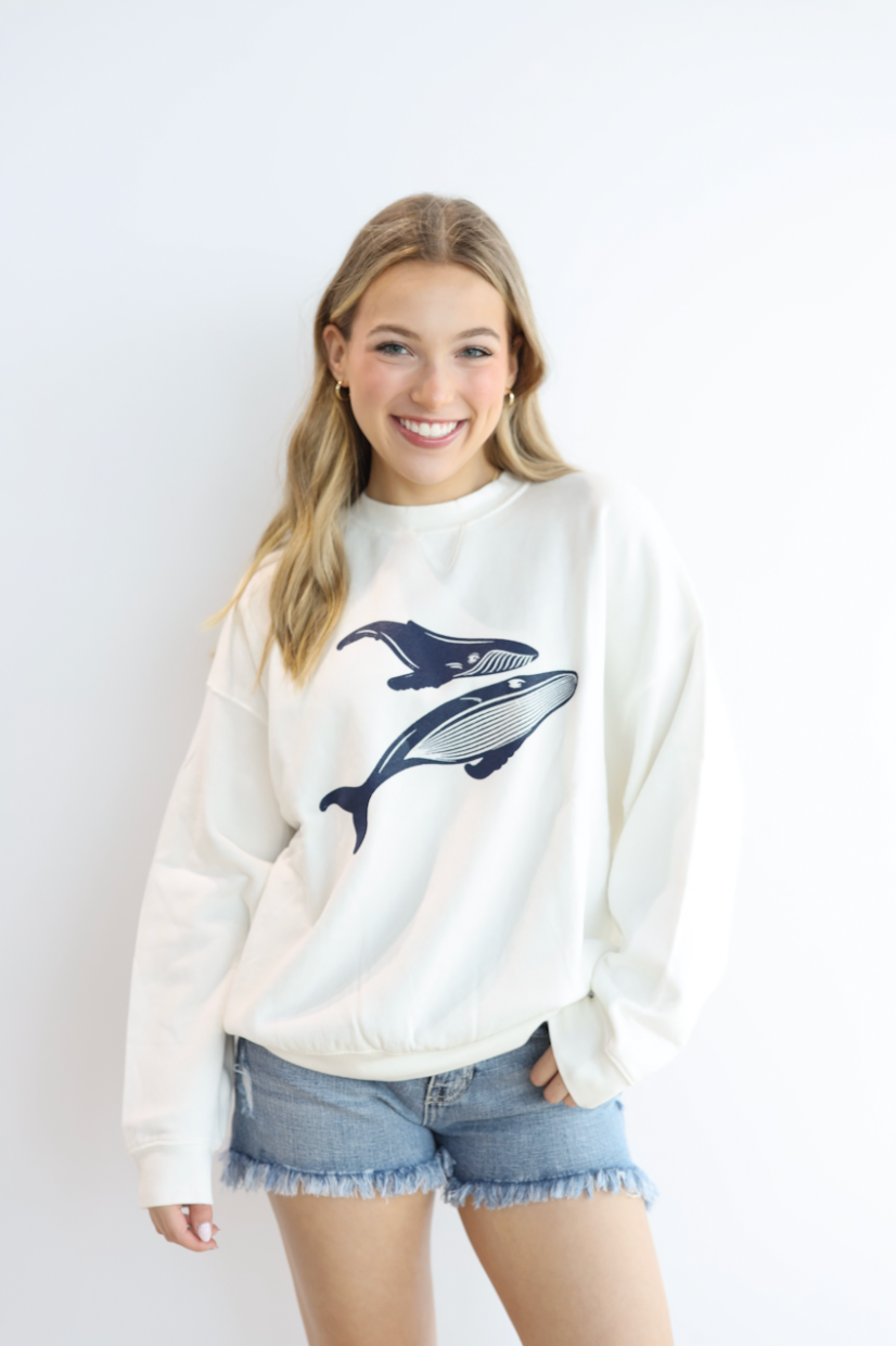 WHALE SWEATSHIRT