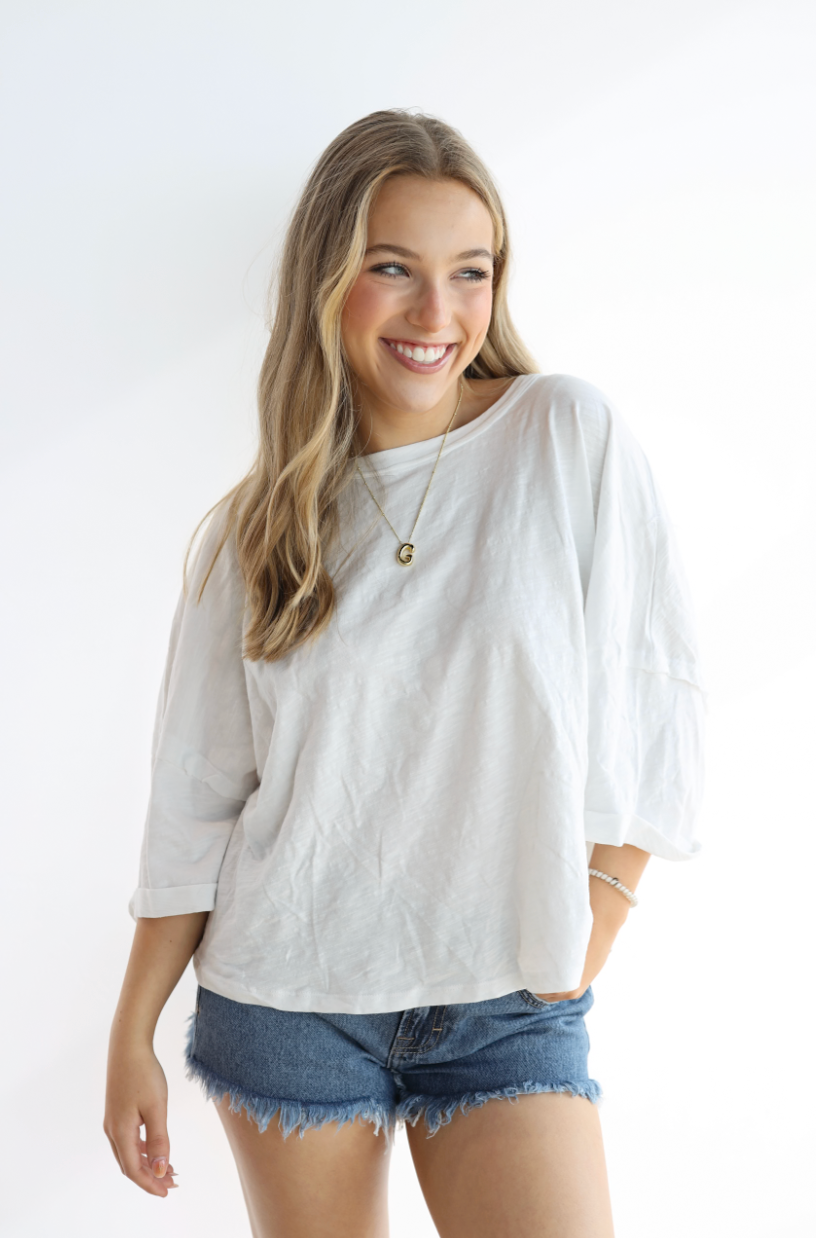 CROP TWIST KNITTED TOP