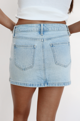 Breezy Denim Skort