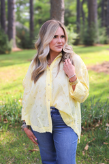 Washed Eyelet Shirt