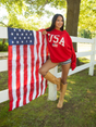 Usa Flag Mockneck