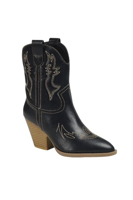 River 7 Boot (Black & Beige)