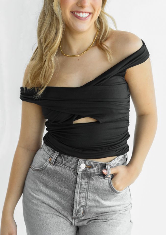 RONDA RUCHED MINI TOP
