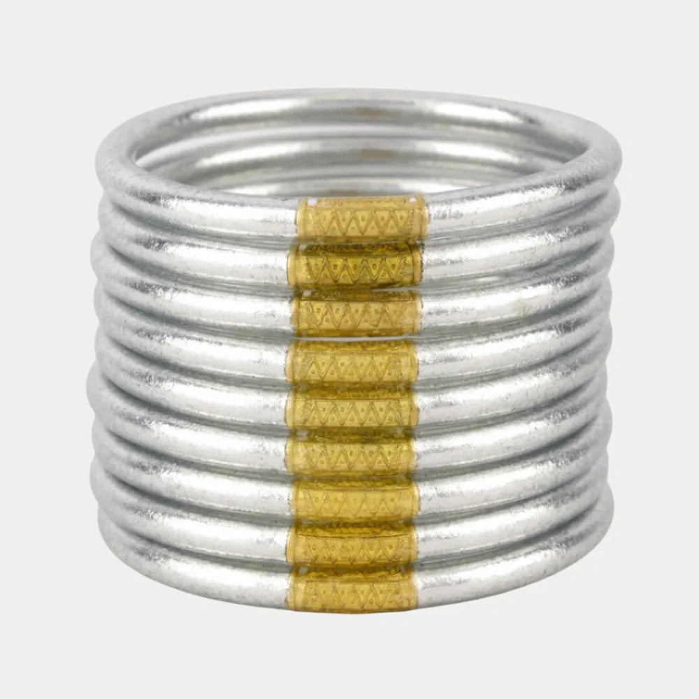SET OF 9 ALL WEATHER BANGLES