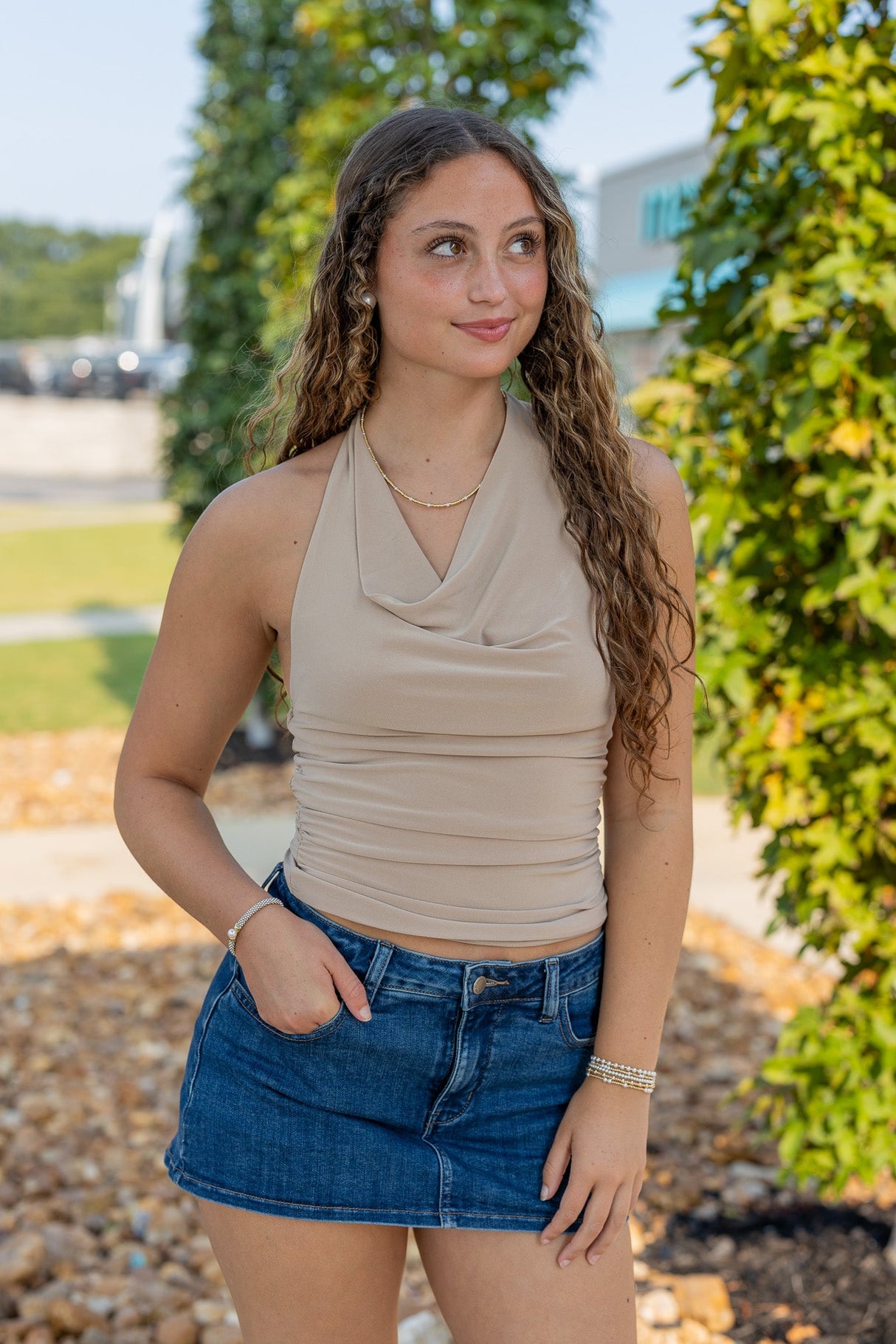 Cowl Neck Night Out Top