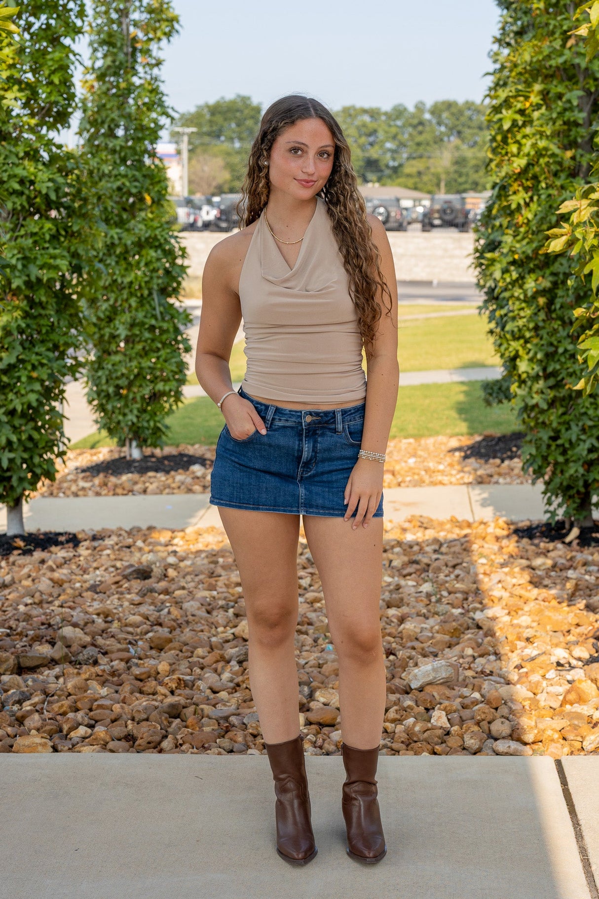 Cowl Neck Night Out Top