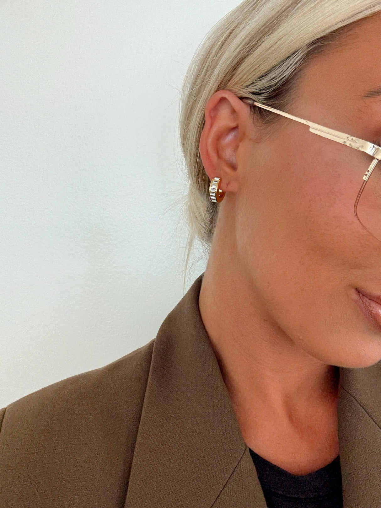 Ashley Huggie Earrings