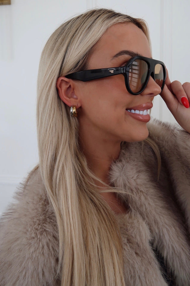 Nora Two Tone Hoops