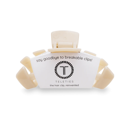 ALMOND BEIGE TELETIES CLIP TINY