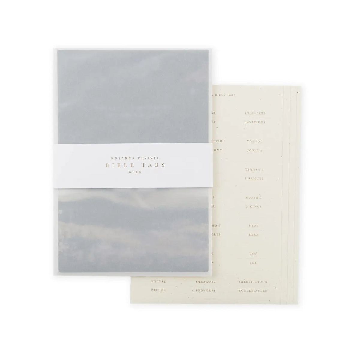 GOLD FOILING BIBLE TAB SET