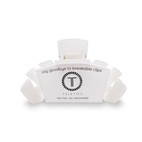 Classic Hair Clip | Medium | Coconut White