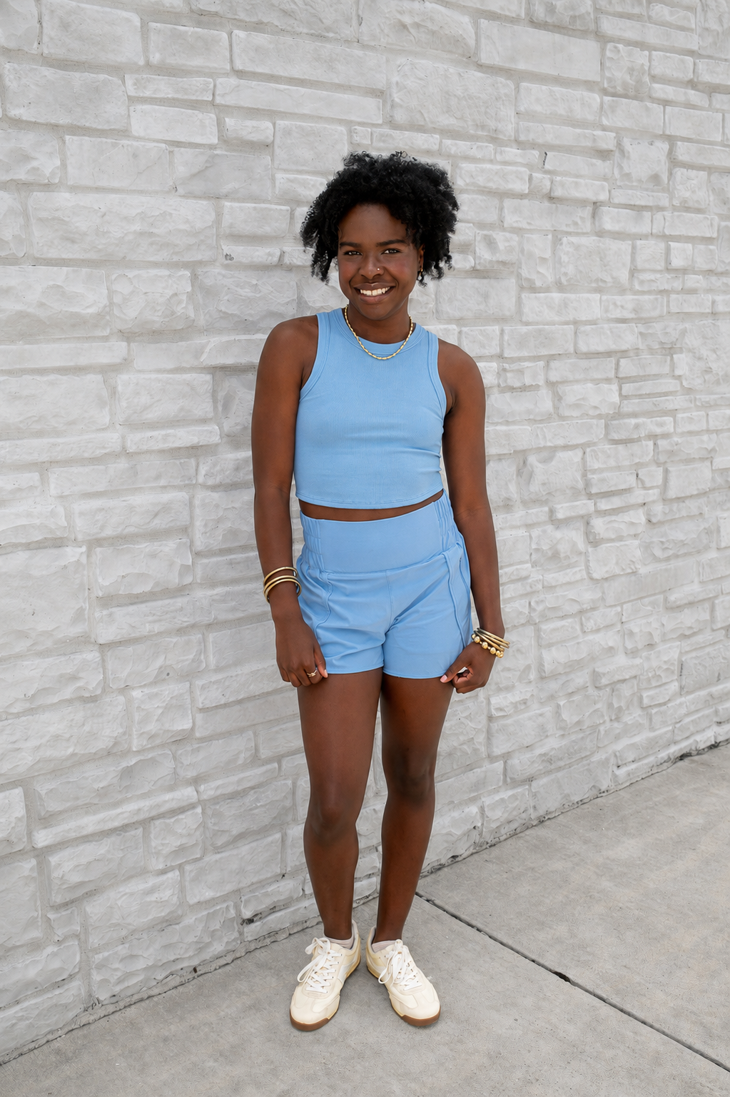 Contour Scallop Active Shorts