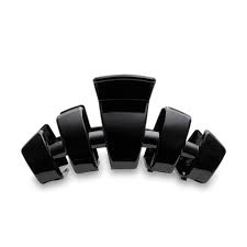 JET BLACK TELETIE CLIP LARGE