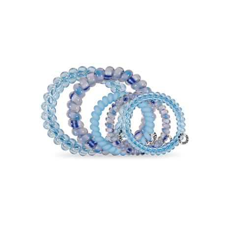 Spiral Hair Coils | Mix Pack | Blue Lagoon