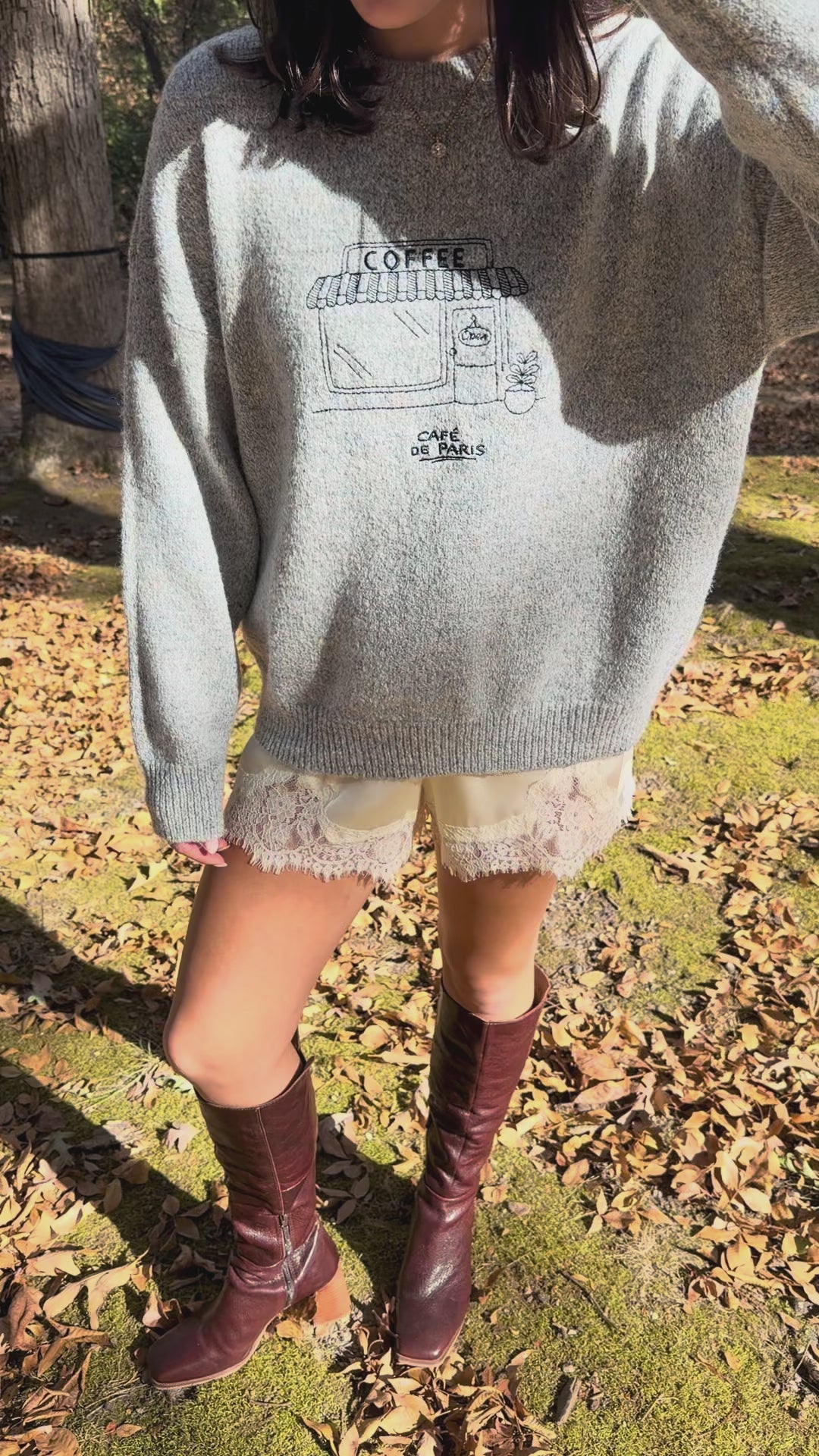 Cafe De Paris Embroidered Sweater