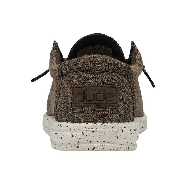 WALLY ECO LINEN DARK BRWN MEN