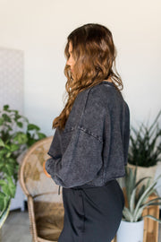 MINERAL WASH PULLOVER (MULTIPLE COLORS)