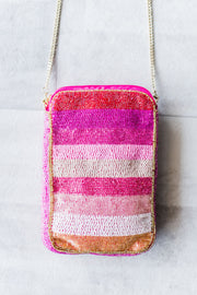 CHECKERED BEADED CELL PHONE BAG – The Refinery