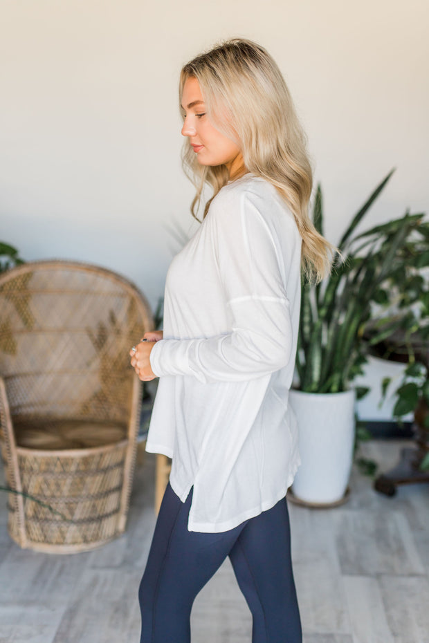 HI-LO MINERAL WASH SWEATER (REGULAR, CURVY SIZES)  (MULTIPLE COLORS)