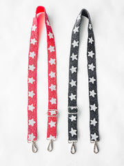 RED STAR BEADED STRAP (STRAP ONLY)