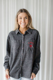 A-STATE BUTTON UP SHACKET