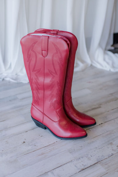 COWBOY BOOT RED