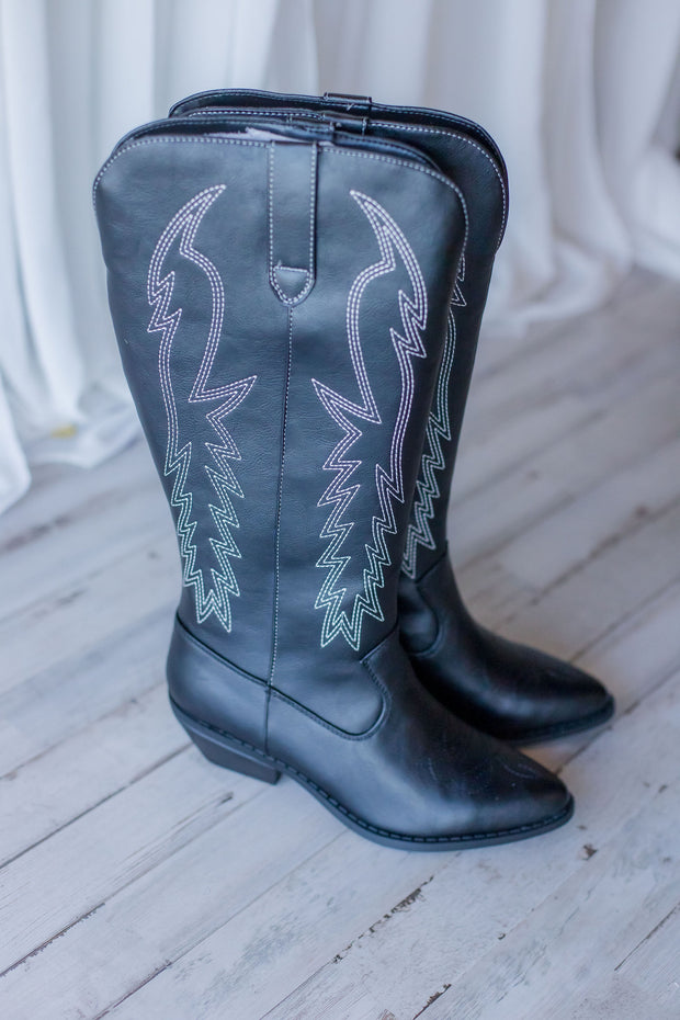 COWBOY BOOT BLACK