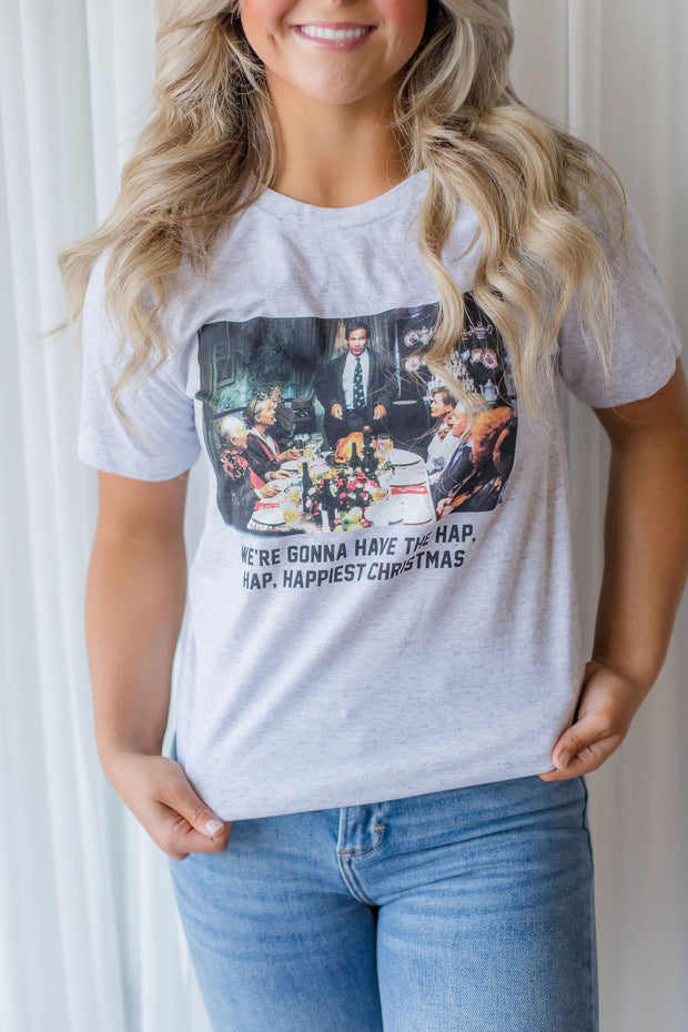 HAP HAP HAPPIEST CHRISTMAS TEE