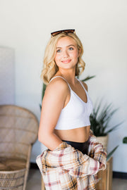 EMBROIDERED BRALETTE ONE SIZE (MULTIPLE COLORS)