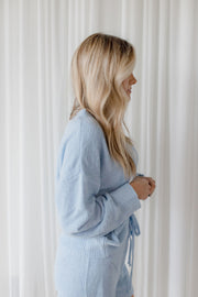 COZY SOFT SMILEY SHORT SET