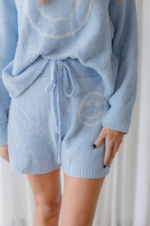 COZY SOFT SMILEY SHORT SET