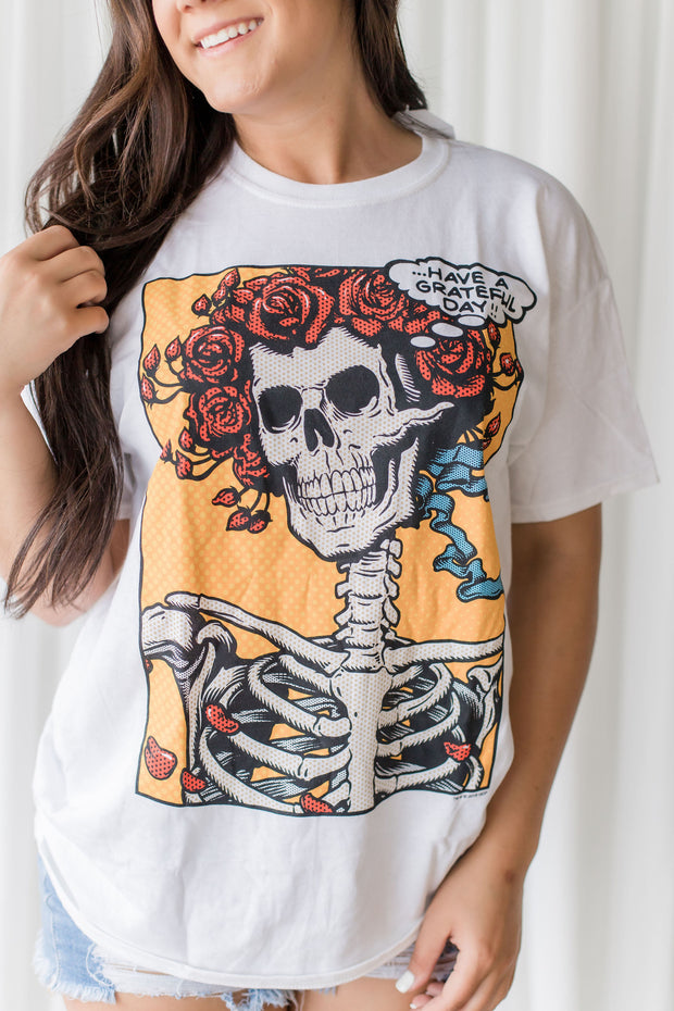 Grateful Dead Bertha Skeleton T-Shirt, Collectible