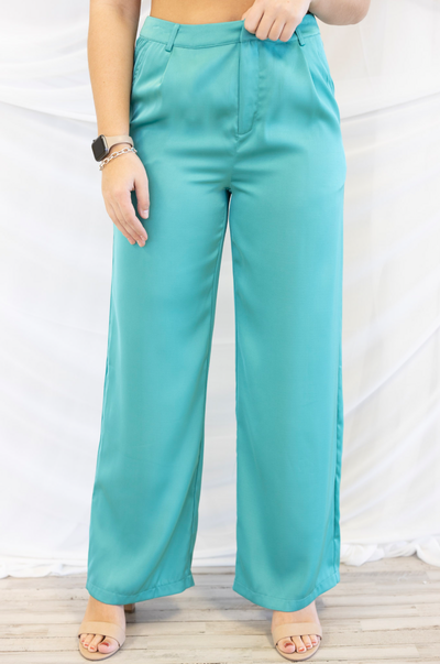 SOPHISTICATED SATIN PANTS (MULTIPLE COLORS)