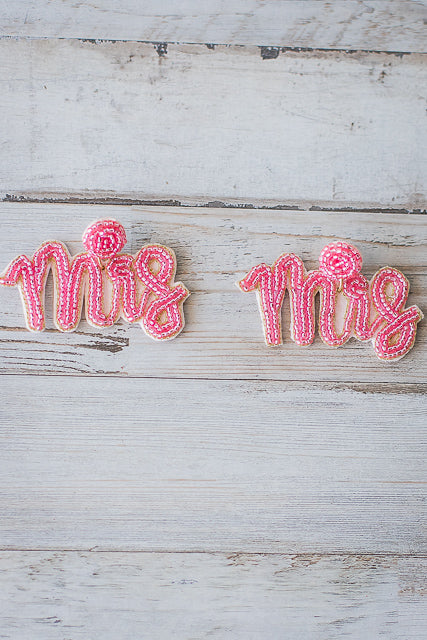 MRS BEADED EARRINGS