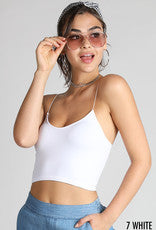CROPPED CAMI ONE SIZE (MULTIPLE COLORS)